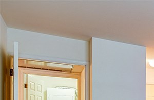 Two Bedroom Style Apartment Master Bedroom Closet and On-Suite Bathroom at Lake Oaks Apartments